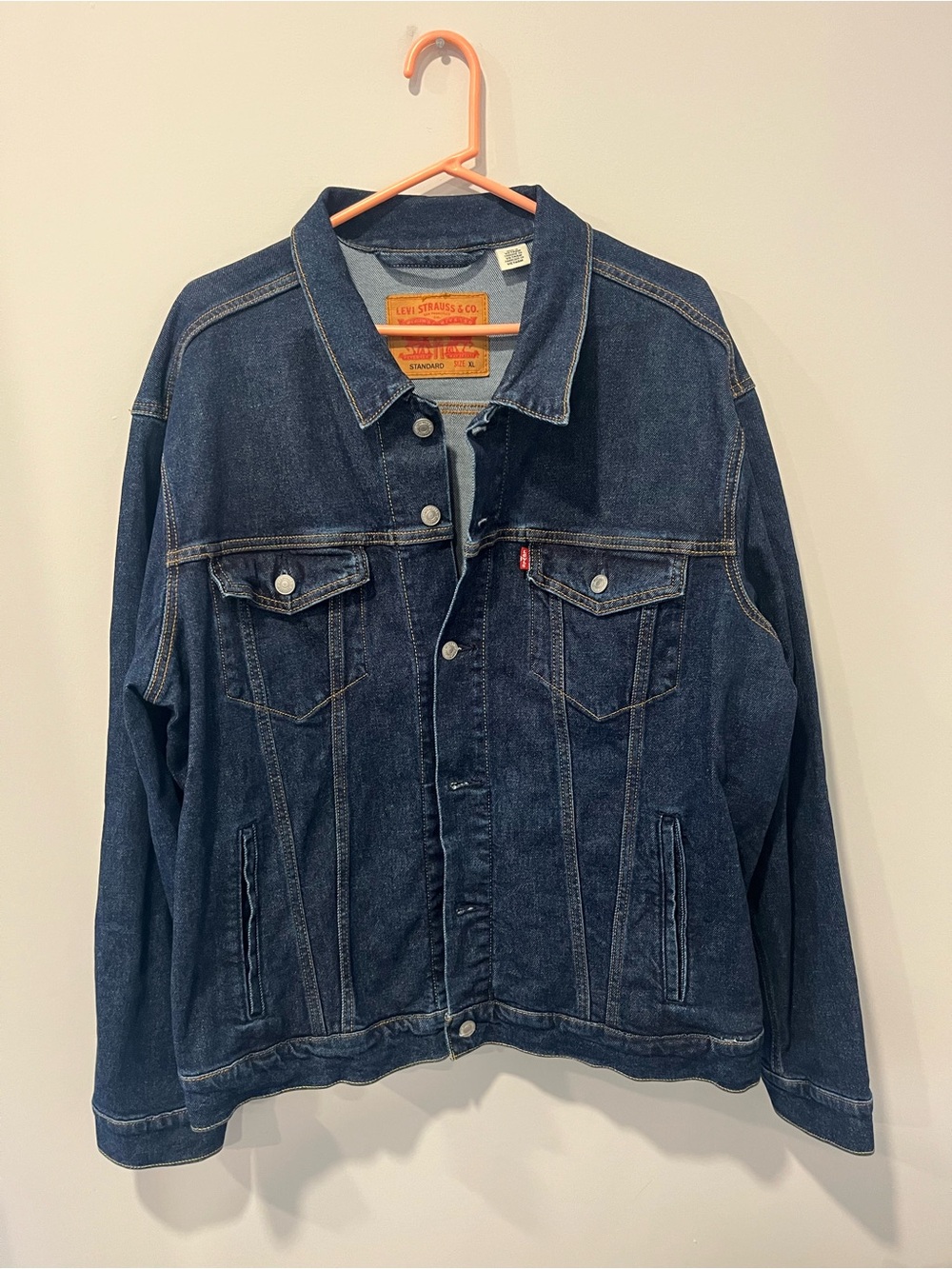 Levi's Indigo Blue Denim Jacket - Classic Trucker Style